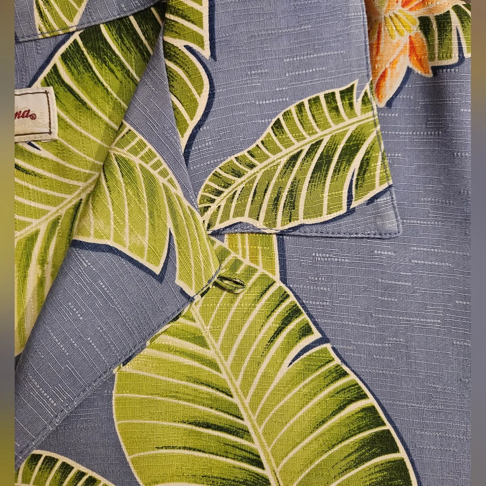 Tommy Bahama Hawaiian Aloha Men's Button-Up Shirt Size Large - Picture 13 of 15